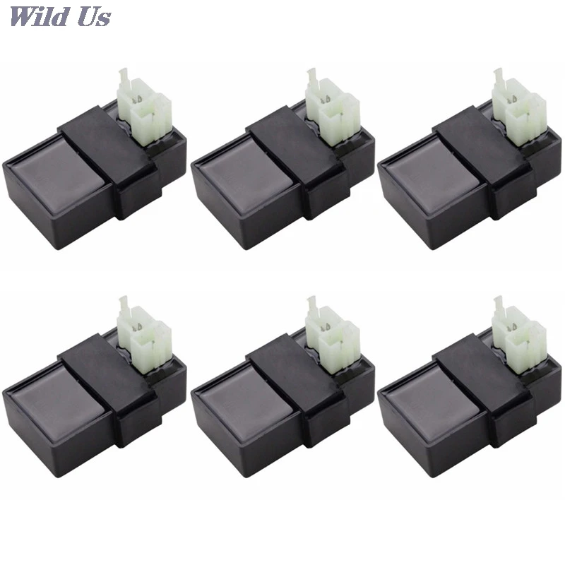 1 шт. пластиковый АС зажигатель 6pin CDI Коробка зажигания для GY6 125cc 150cc Go-karts Мопед ATV