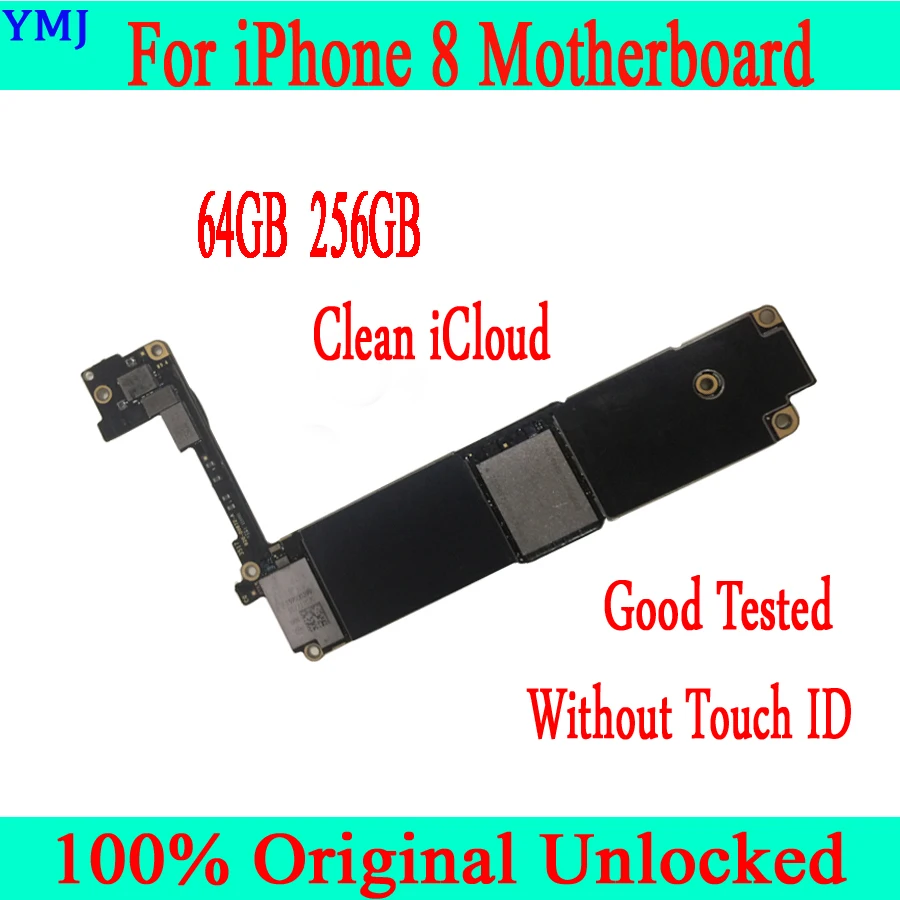 Полностью разблокированная для iphone 8 4 7 дюйма материнская плата с/без Touch ID 100%