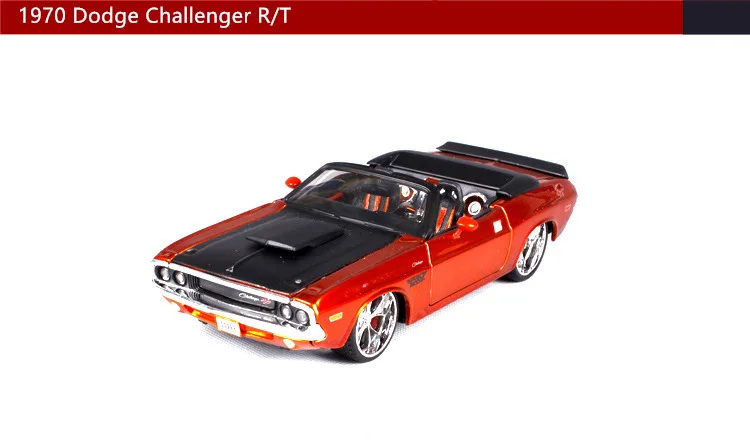 Maisto 1:24 1970 Dodge Challenger модель автомобиля из сплава литье под давлением модель автомобиля моделирование украшение автомобиля коллекция подарочная игрушка