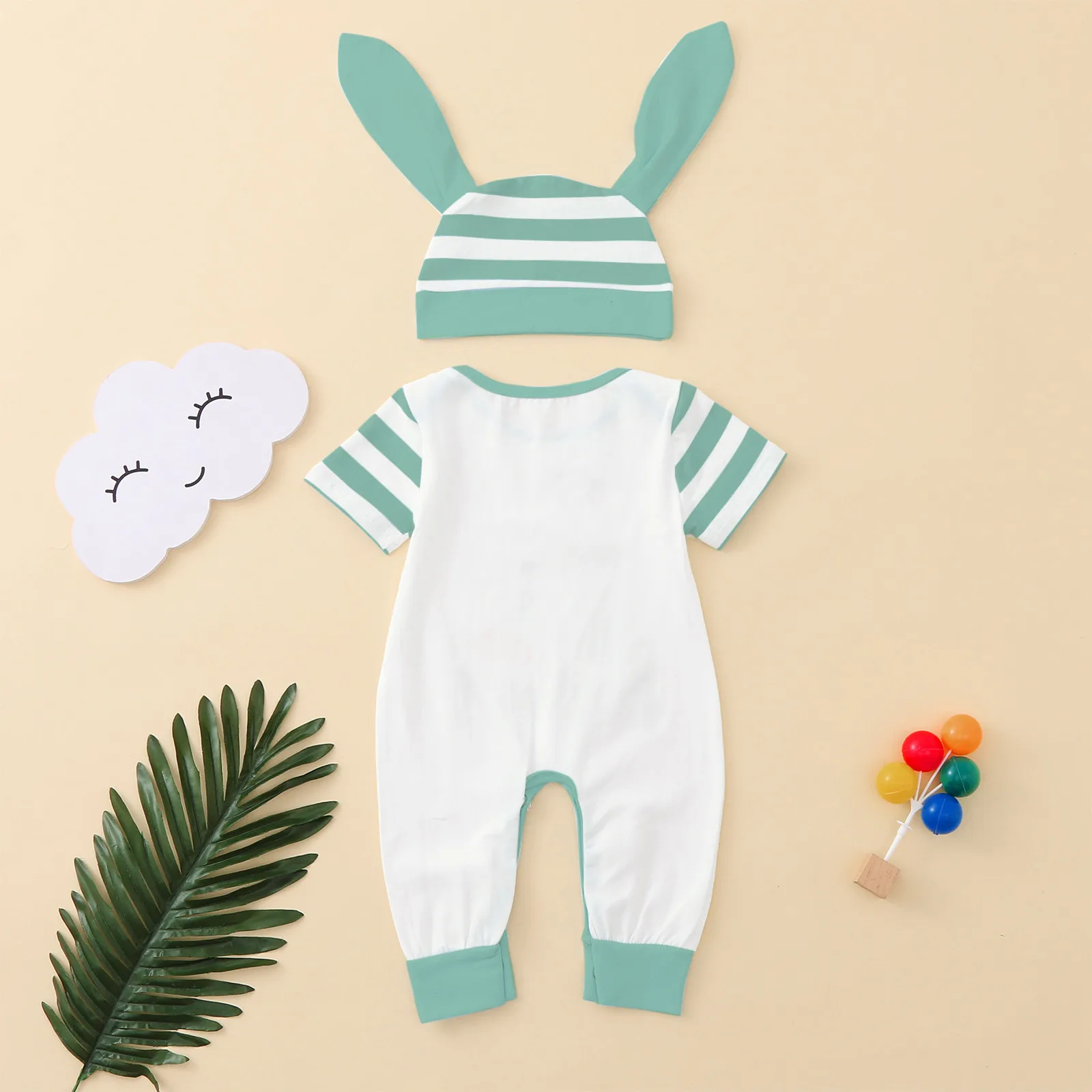 3 24Months Новинка для малышей маленьких мальчиков платье девочек пасхальное с