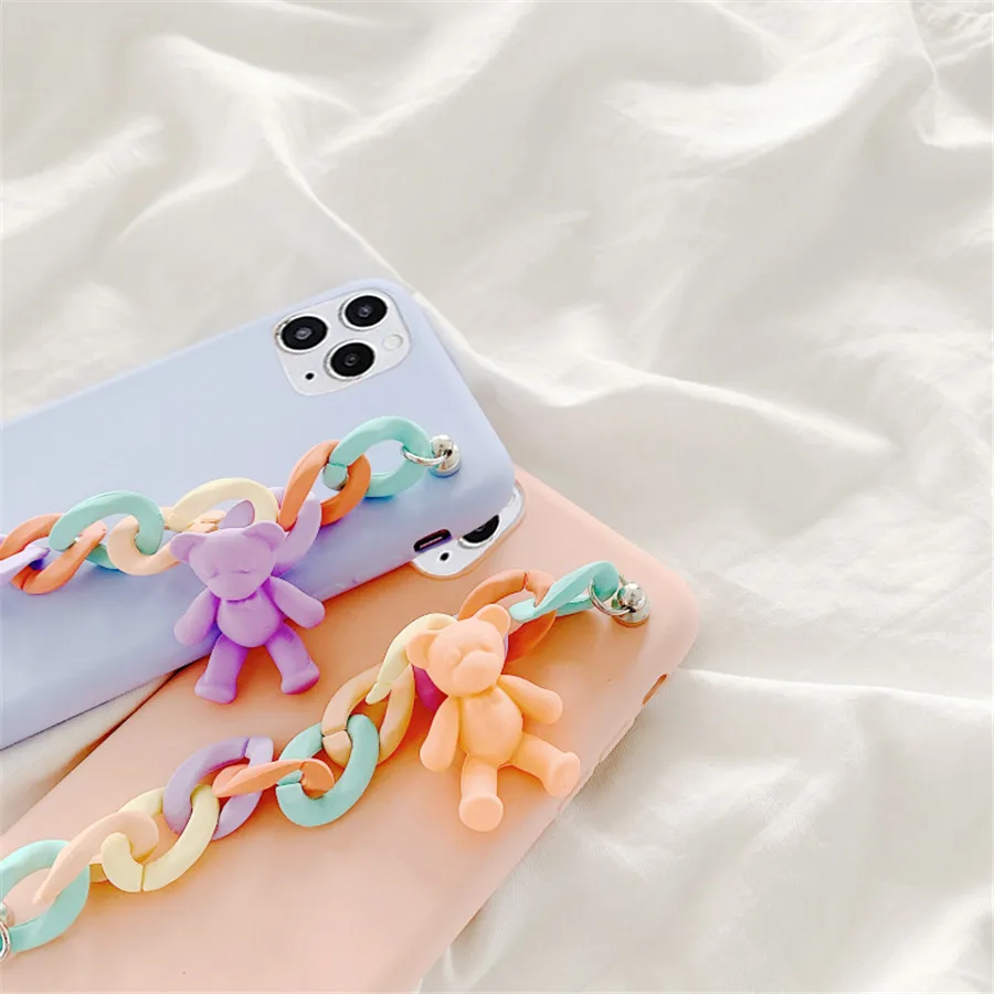 Конфеты цвет силиконовый чехол для мобильного телефона Samsung Galaxy S20 S7 S8 S9 S10 Plus Note 20