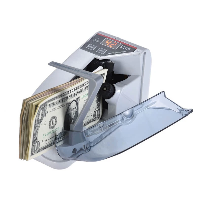 

Portable Money Currency Counting Machine Handy Bill Cash Banknote Counter Handy Money Counter For Fake Money Dollar EU Plug