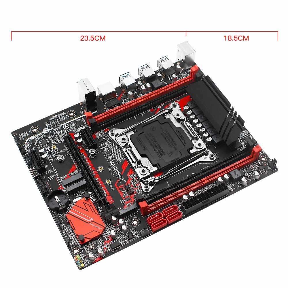 Материнская плата Machinist X99 с поддержкой LGA 2011-3 Xeon E5 V3 V4 CPU DDR4 ECC Memory SATA M.2 PCI-E Slot X99-RS9