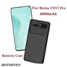 HSTNBVEO 6500mAh External Battery Case For Meizu 17 Pro Battery Charger Cases For MEIZU 17 Power Bank Charging Cover Case
