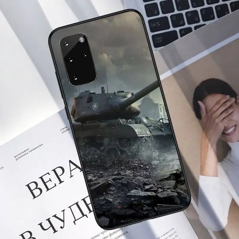 

Fall Shell World Of Tanks Phone Case For Samsung A40 A31 A50 A51 A71 A20E A20S S8 S9 S10 S20 Plus note 20 ultra
