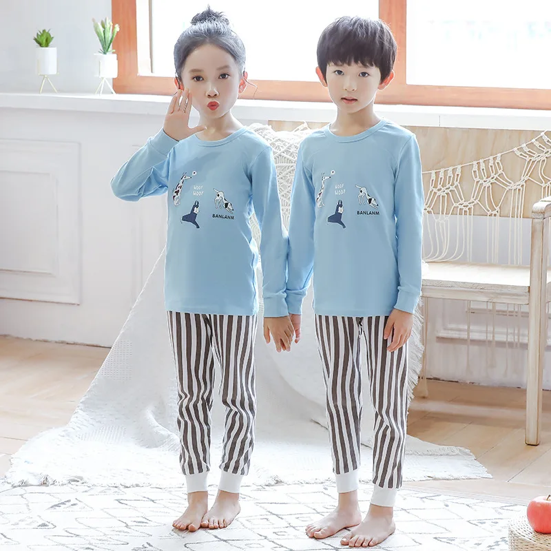08 Pyjamas Kids Детские рождественские пижамы для мальчиков, пижамы для девочек, пижама с динозавром, комплекты для малышей, Детская Пижама для девочки, одежда для сна для мальчиков - Цвет: 08 Pyjamas Kids