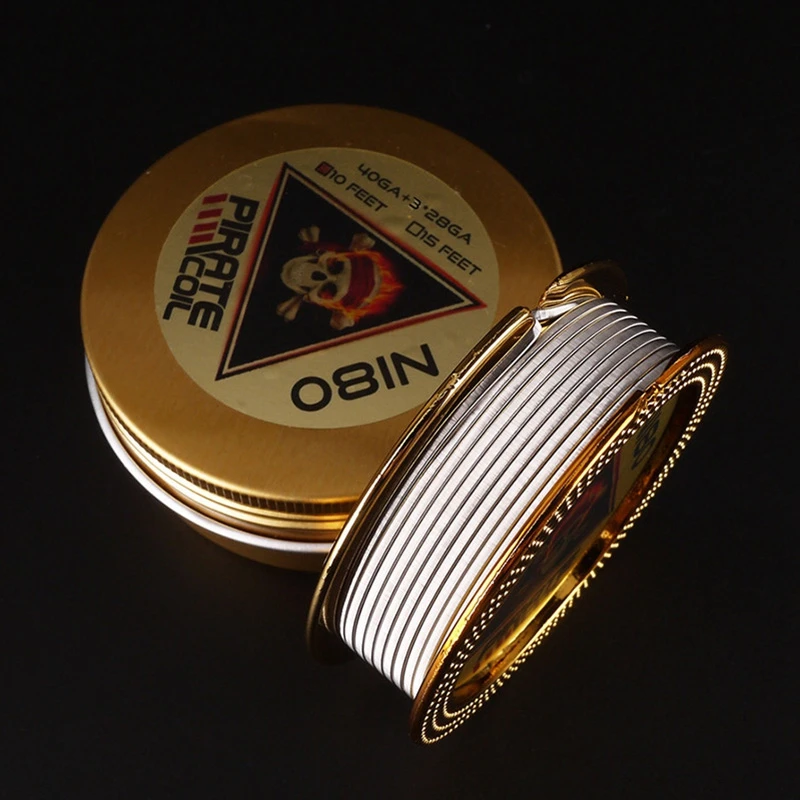 Пиратская катушка модные аксессуары Ni80 нагревательный провод пиратский 3 ядра