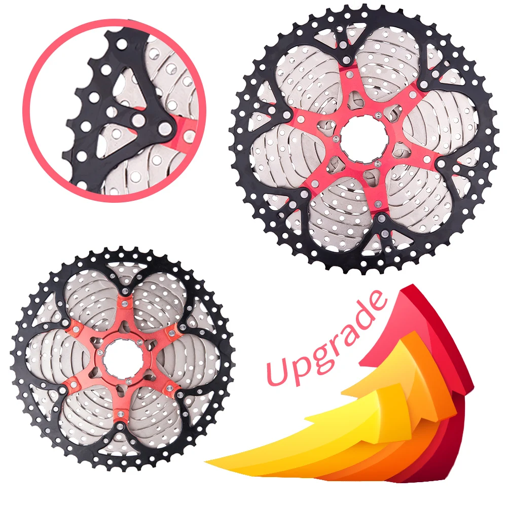 ZTTO MTB 10 скоростей кассета 11-46 Звездочка 10 скоростей 11-46 т широкий коэффициент свободного хода для горного велосипеда 10 s M590 M6000 M610 M780 X7 часть