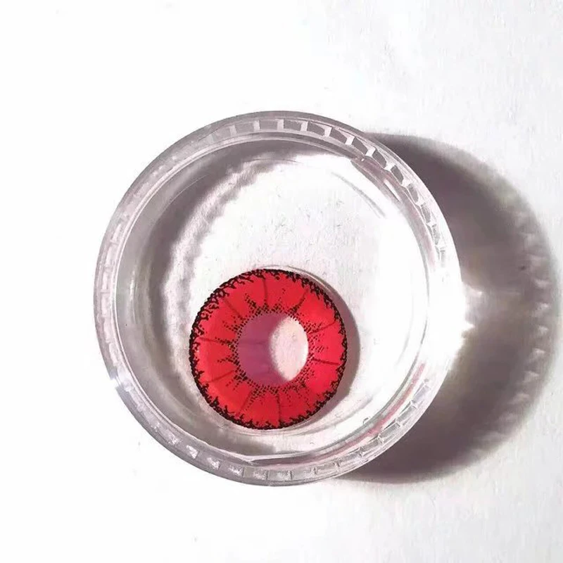 Косплэй глаз Цветной контактные линзы для Хэллоуина аниме Красивая ученик