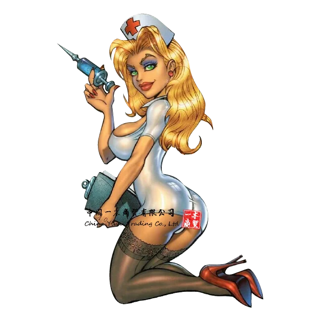 

Sexy Anime Girl Sexy Nurse sticker instagram turkey Decal Suitable for SUV, RV, 4x4,trunk,wall,window