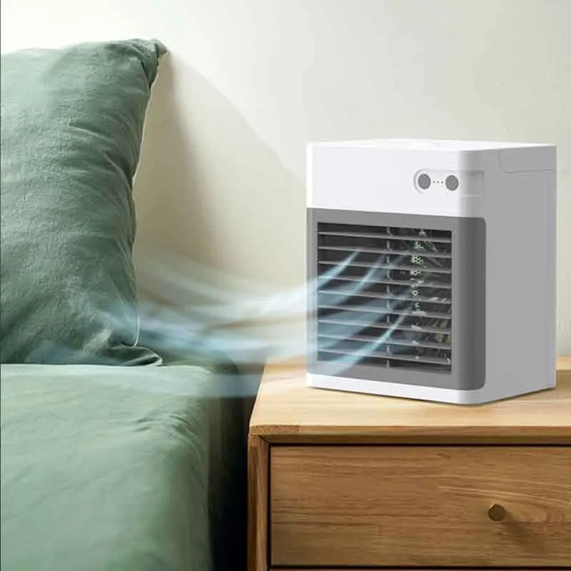 

Mini Portable Air Conditioner USB Fan Air Cooler Portable Air Conditioning Table Fan Standing Fan Home Air Conditioner Outdoor