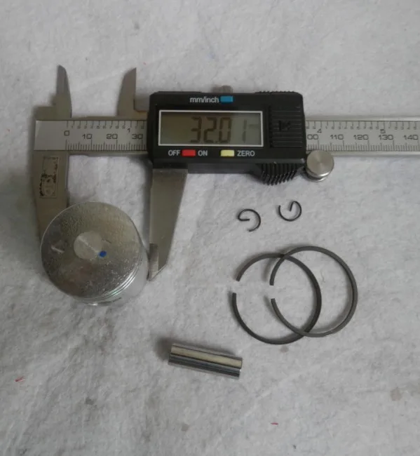 1E32F поршневой набор для китайских 32F 23CC кусторезы триммеры KOLBEN W/ RIGNS PIN CIRCLIPS сборка