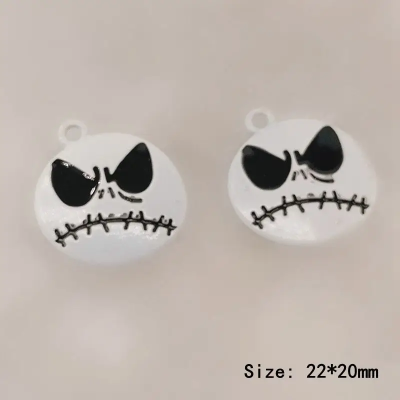 10 шт. эмалевые Подвески в виде тыквы кота шляпы летучей мыши браслета ожерелья