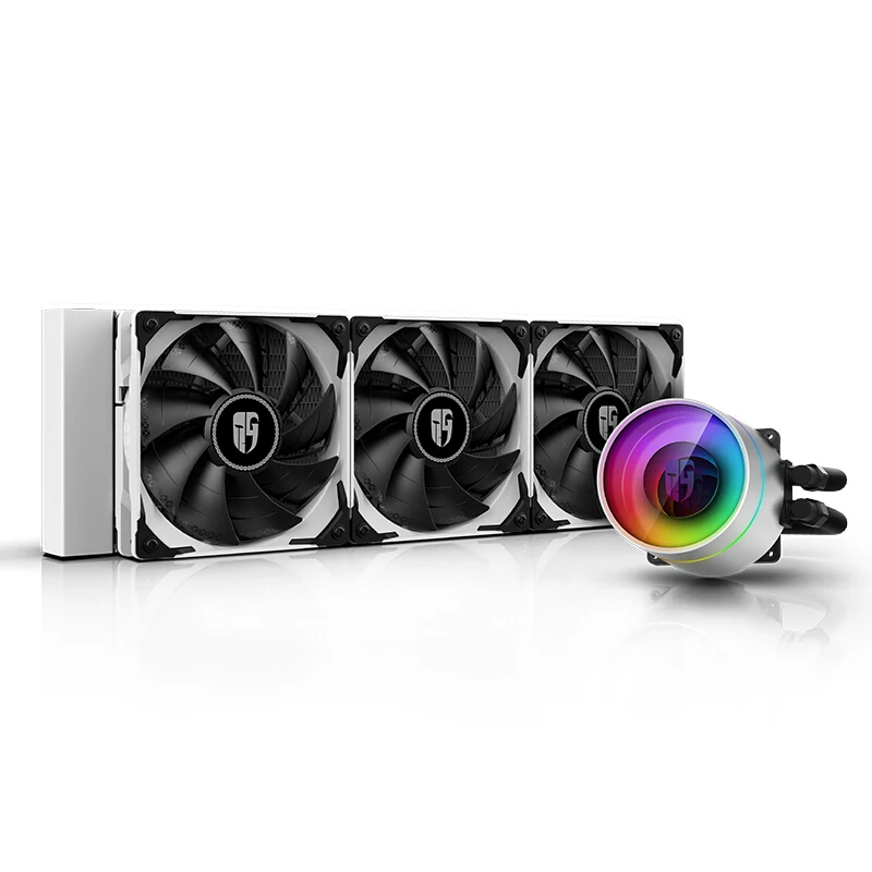 

Deepcool PC CPU LIQUID COOLER RGB Fan 120mm CPU Liquid Cooling Radiator for LGA2066/2011/1200/1151/AM4/AM3+/TR4 Water Cooling