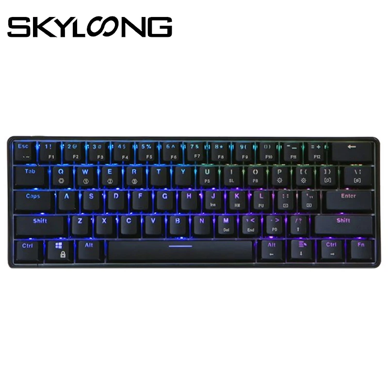 SKYLOONG GK61S механическая клавиатура 61 Ключи Беспроводной программируемый через