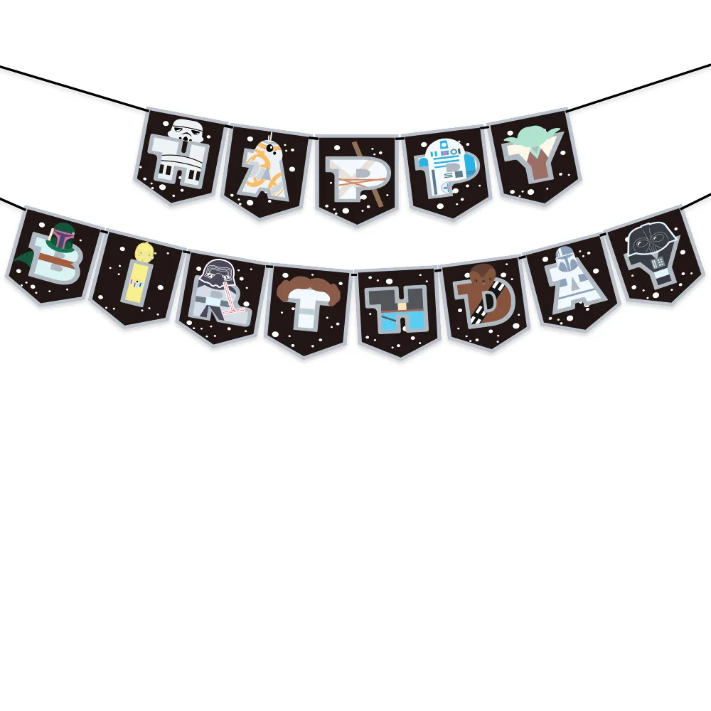 1 комплект флаги-баннеры из фильма Звездные войны |