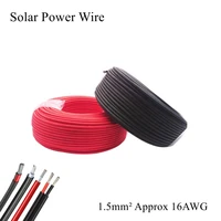 16awg 1 5mm solar power wire flexible extension tinned copper cable pv panel connection system dc battery xlpe jacket inverter