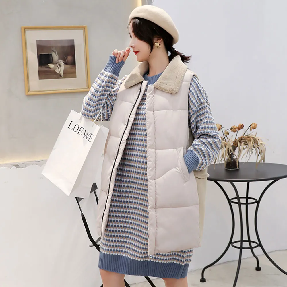 Новинка зимний женский жилет PinkyIsBlack куртка с воротником стойкой утепленный