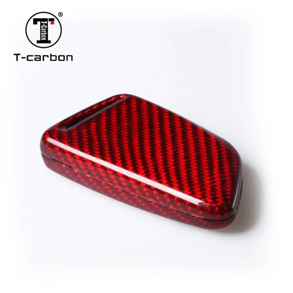 T-carbon Glass Carbon Fiber Car Auto Key Case Shell For BMW X5 X6 | Автомобили и мотоциклы