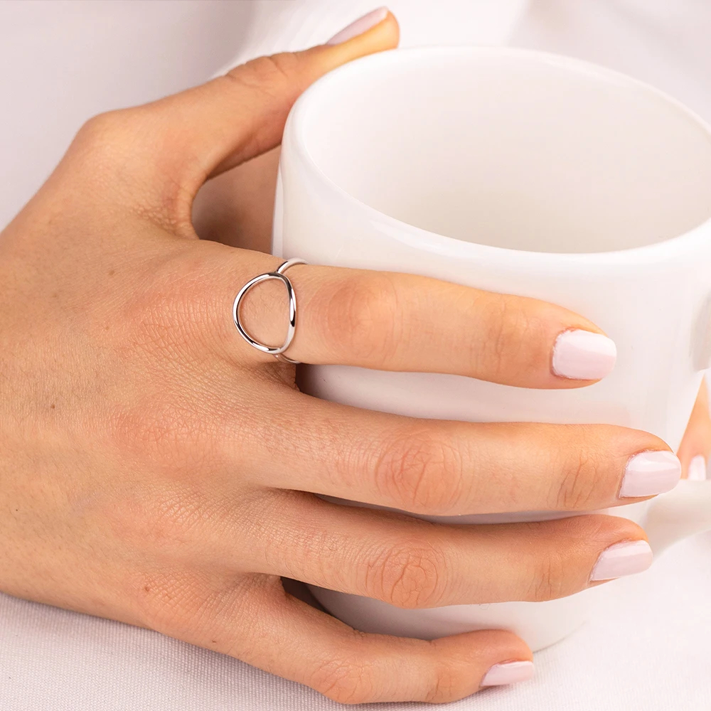 E Manco модные кольца из нержавеющей стали для женщин винтажные геометрические