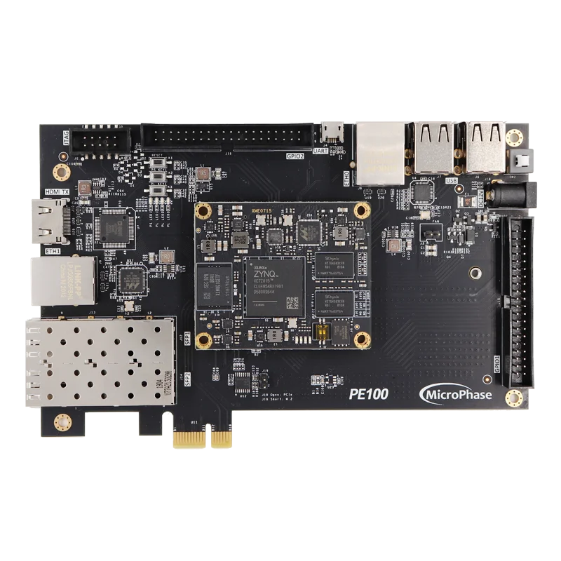 XILINX FPGA ZYNQ Placa de desarrollo ARM 7015 PCIE HDMI SFP puerto de luz placa central PE100-Z7015