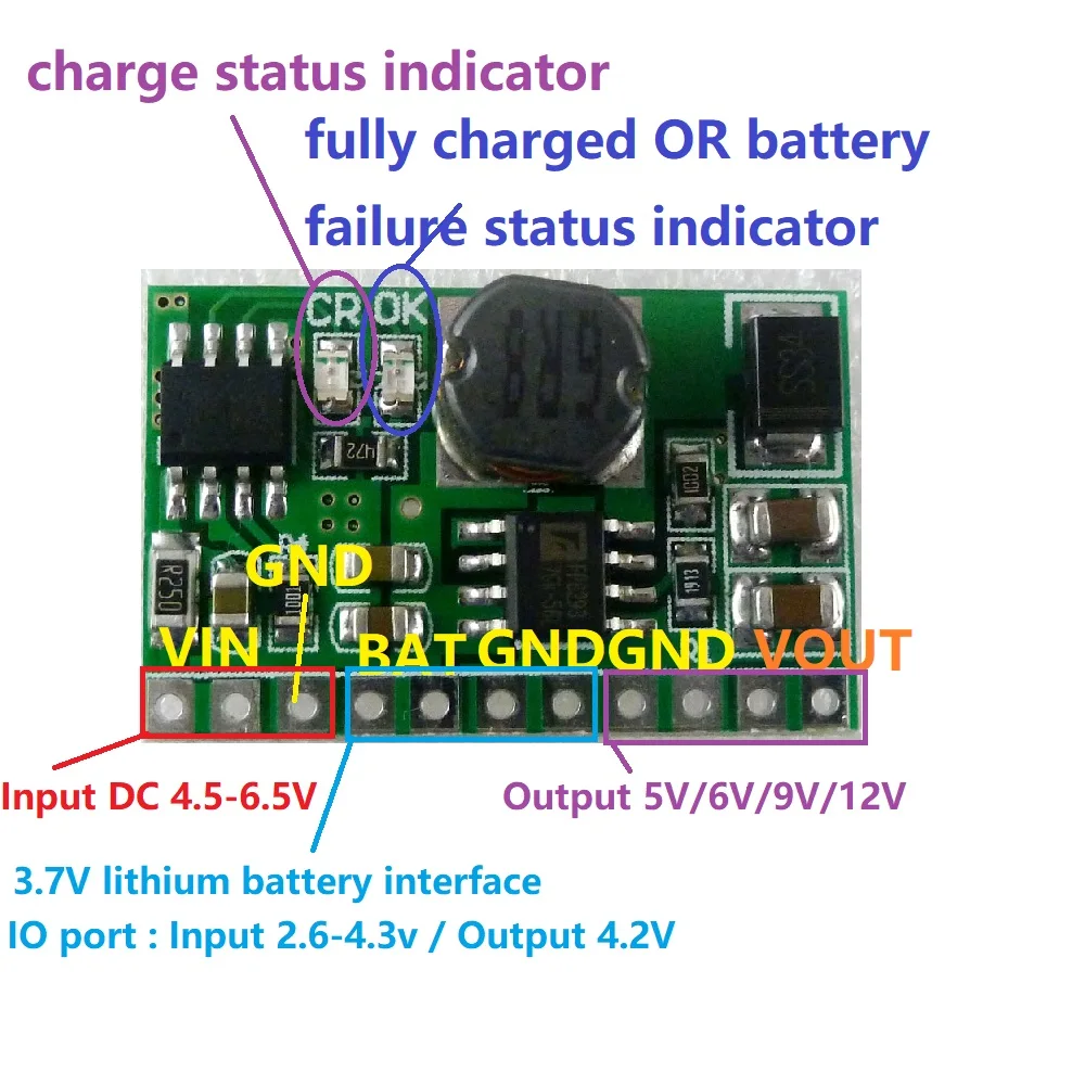 10W 3 7 V 4 2 Зарядное устройство &amp 5V 6V 9V 12V Dis доска постоянного/переменного тока