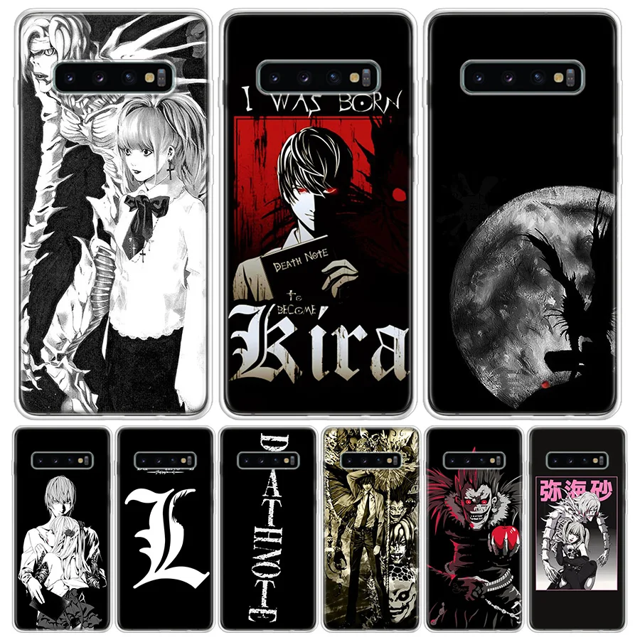 Чехол для телефона с рисунком Аниме Манга Death Note Samsung Galaxy S10 Plus S20 FE S21 S22 Ultra S10E S8 S9 + S7