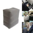 Портативная надувная подставка для ног, регулируемая подушка, для путешествий, для самолета, поезда, автомобиля, теплый коврик для ног, для путешествий, отдыха, кемпинга