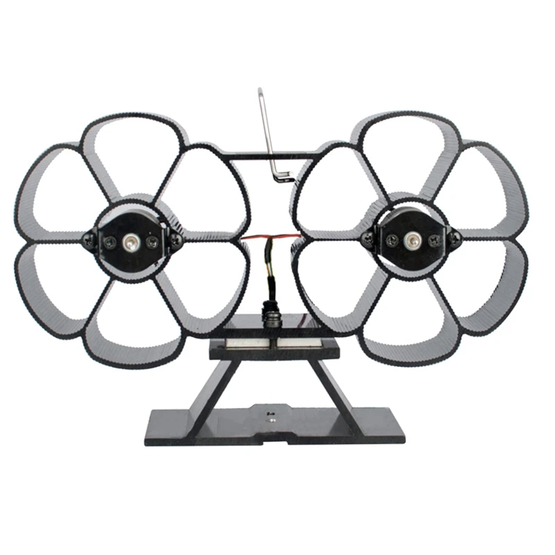 Двойные двигатели дровяная печь 8 лезвие ножа маленькие Размеры вентилятор