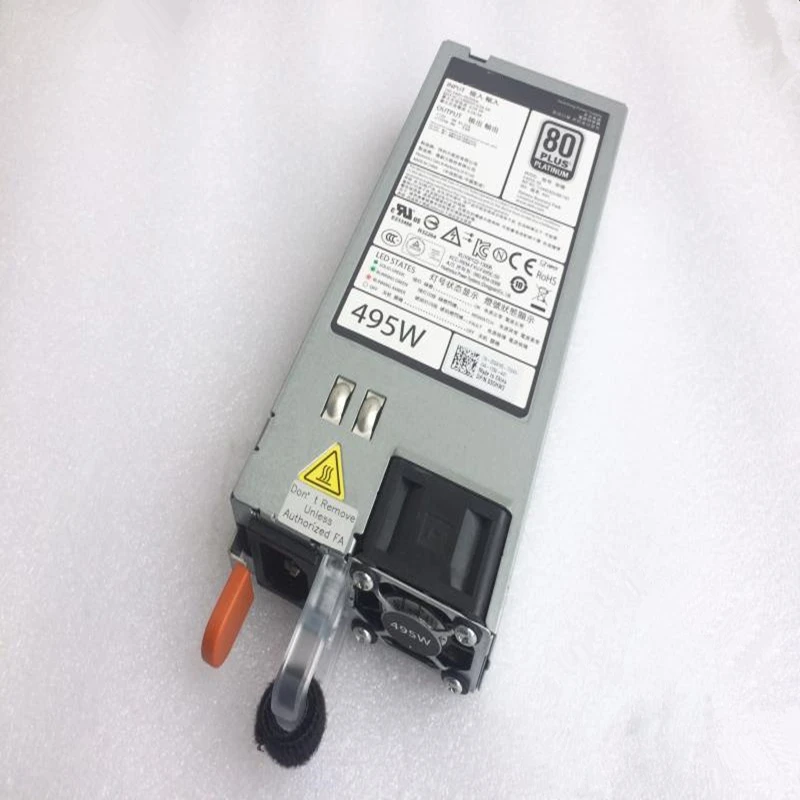 Новый блок питания для ноутбука Dell R720 730 620 520 T620 720 495W Питание D495E S0 DPS 495AB в N24MJ 3GHW3 33MD5