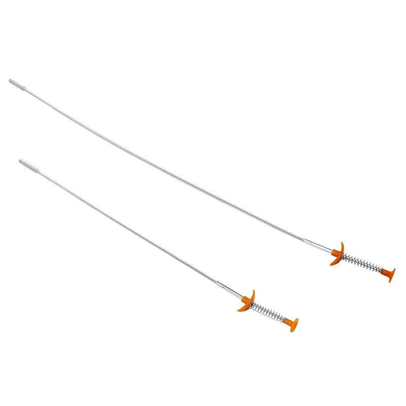 Гибкая щетка для раковины кухонный инструмент чистки труб с пружинной ручкой|От