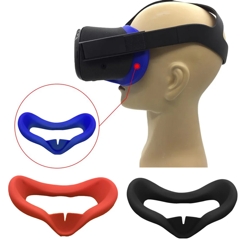 Мягкий силиконовый чехол с защитой от пота глаз Подушечка Для лица крышка для Oculus