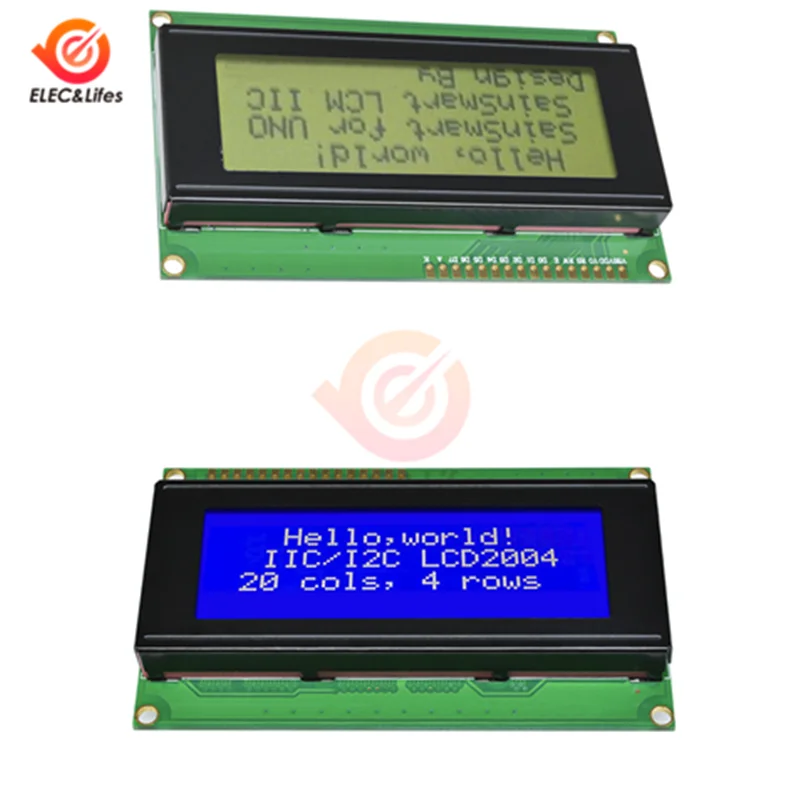 3 В 5 в ЖК плата 2004 20*4 модуль 20x4 экран дисплея HD44780 символ для Arduino|Детали и