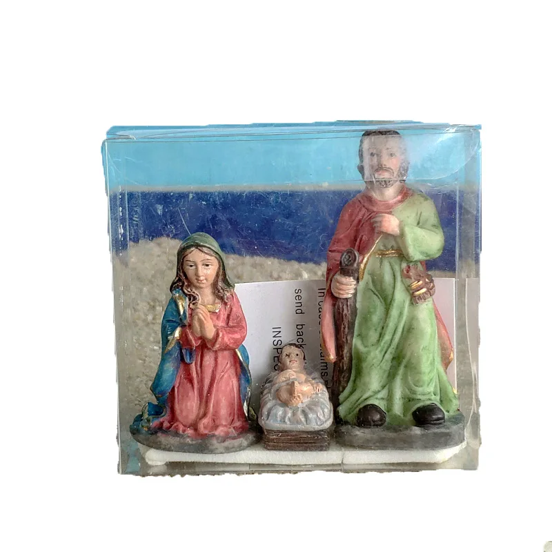Набор для песочного стола с изображением Иисуса рожденного ребенка отца мамы
