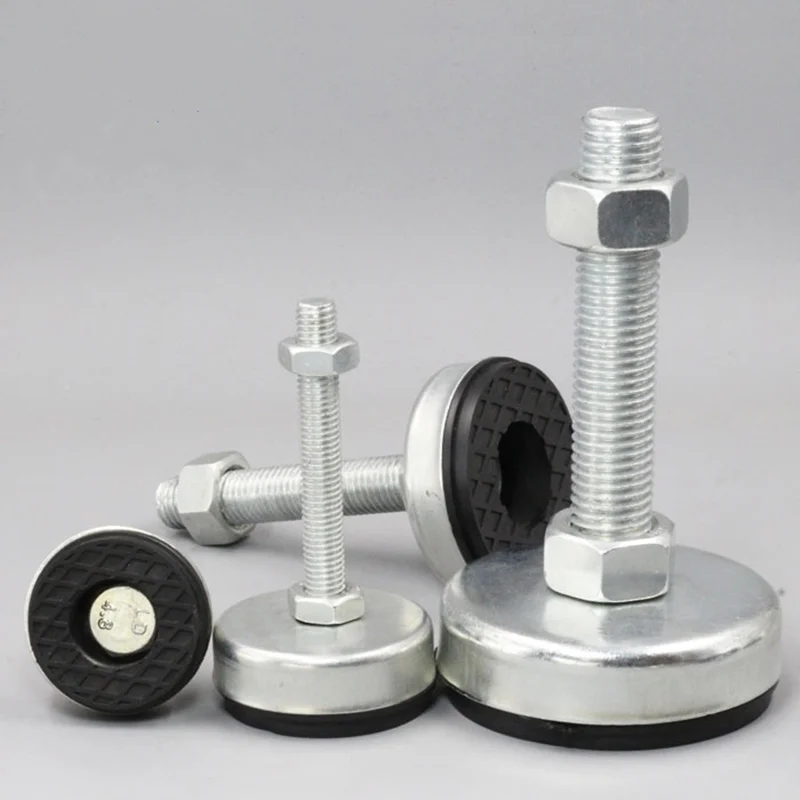 Твердые винтовые ножки для мебели регулируемые нескользящее основание M8/M10/M12