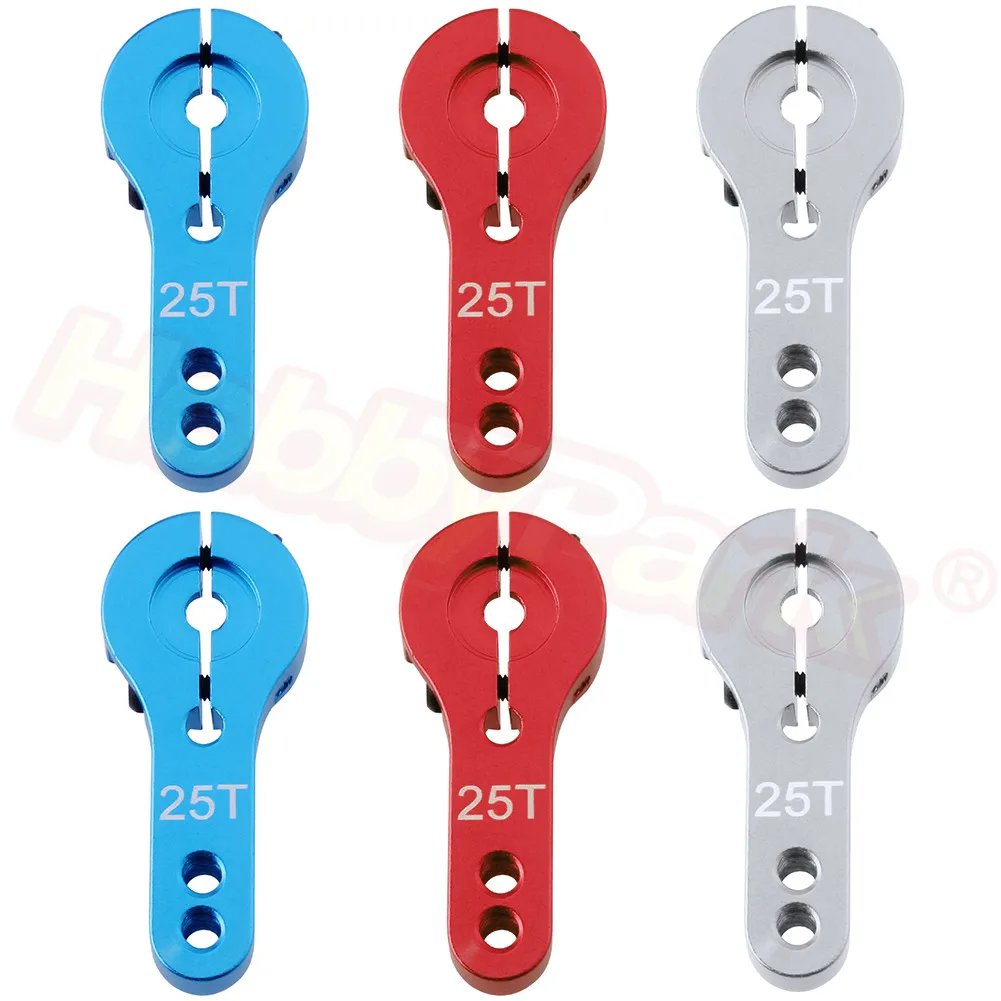 2 шт. сервопривод из сплава с ЧПУ 25T рулевое управление для 1/8 1/10 весы RC автомобиль