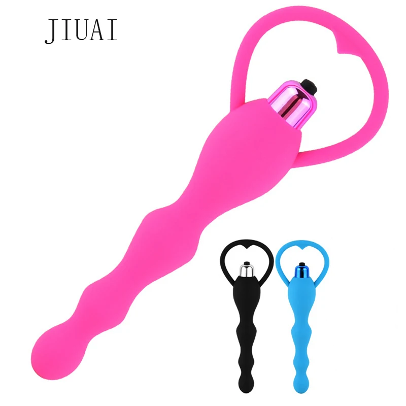 Анальный вибратор JIUAI секс-игрушки для взрослых гей-игрушки массаж задницы