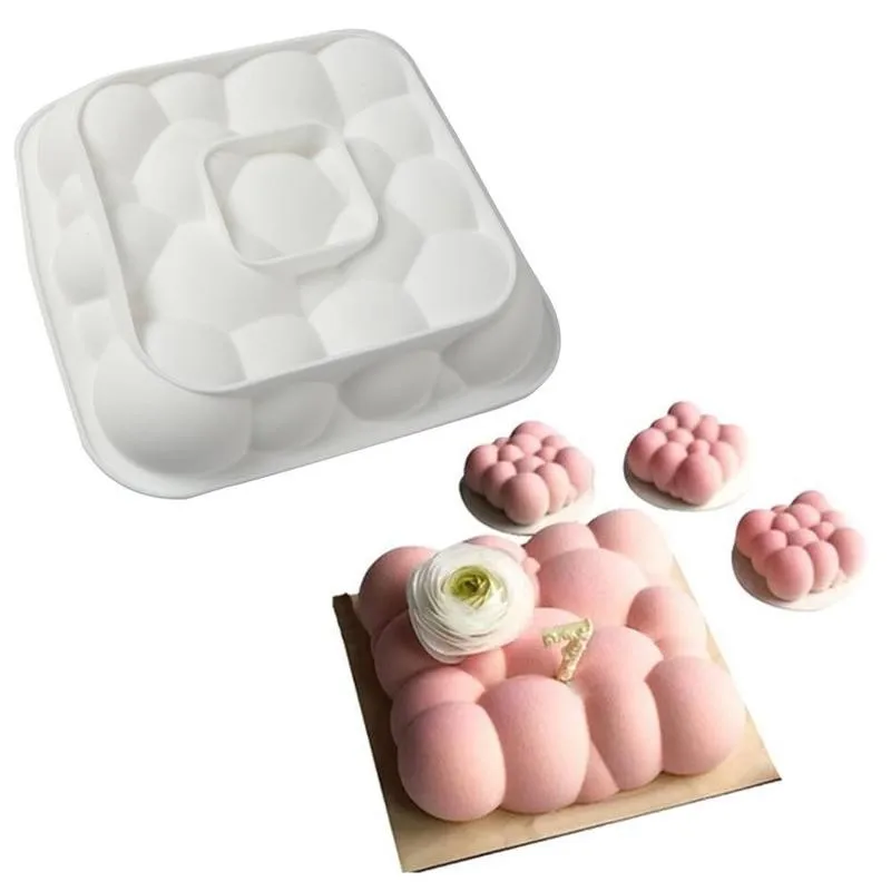 

Creative Silicone Cloud Shape Mold Mousse Cake Mould Cookie Cutters Cake Decorating Tools Kitchen Accessories DIY Baking