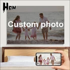 Картина на холсте плюс рамка, отправлять фотографии, персонализировать фотографии, печатать плакаты, животные, свадьбы, дети, портреты, Fami