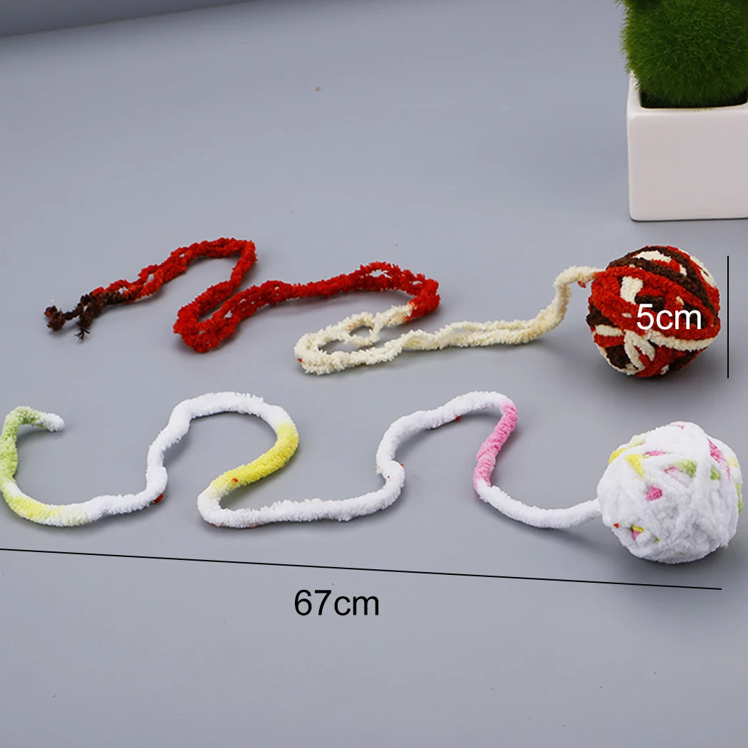 2 шт Кот веревка игрушка забавный Ассорти интерактивный креативный красочный