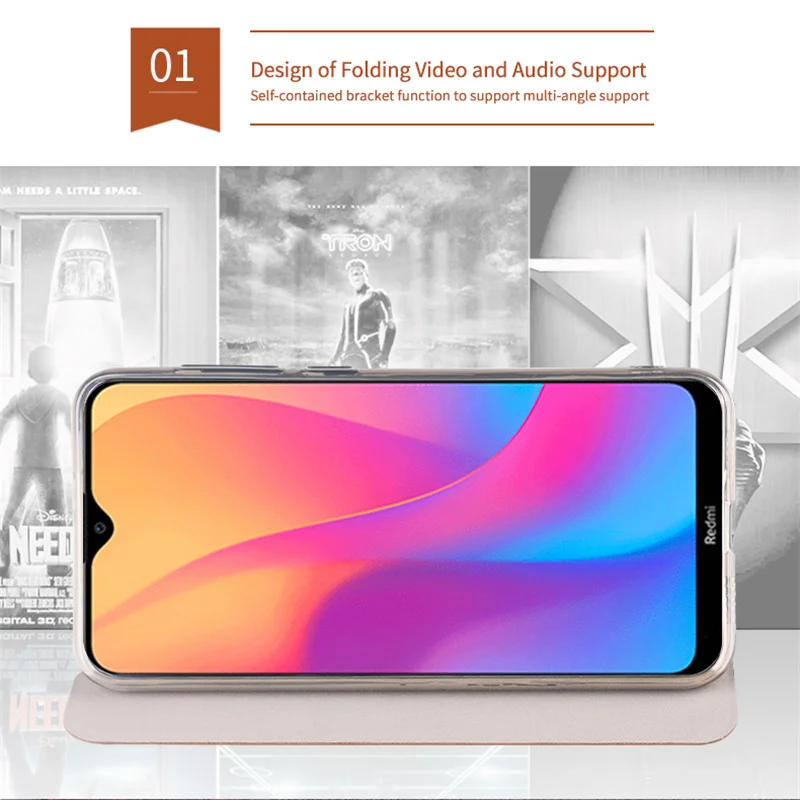 Для Xiaomi Redmi 8A чехол MOFI флип чехол для Xiaomi Redmi 8A Высокое качество кожаный чехол-подставка для Xiaomi Redmi 8A
