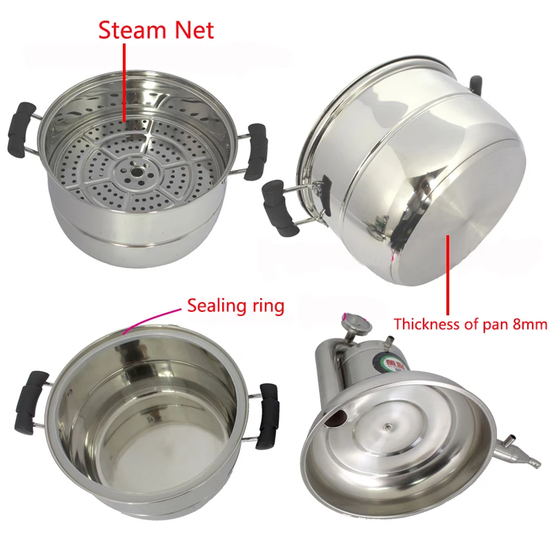 Самодельный самодельный спиртовой дистиллятор с этанолом из нержавеющей стали