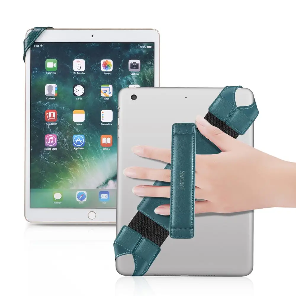 

Tablet Stand Holder for Ipad 9.7 10.5 inch Joylink 360 Degrees Swivel Generic Hand Strap Leather Dandle Grip with Elastic Belt