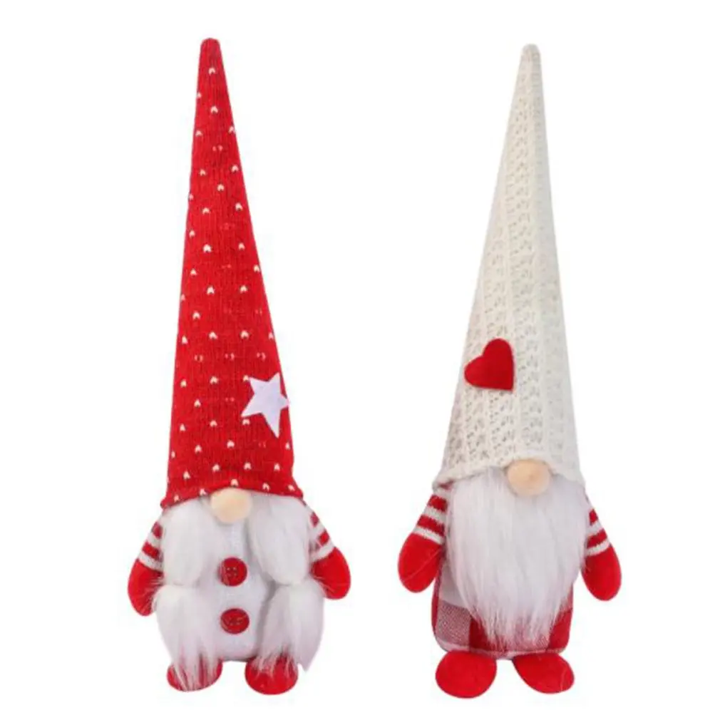 

2021 Christmas Decoration Creative European And American Style Faceless Doll Ornaments Dwarf Rudolph Doll Gifts