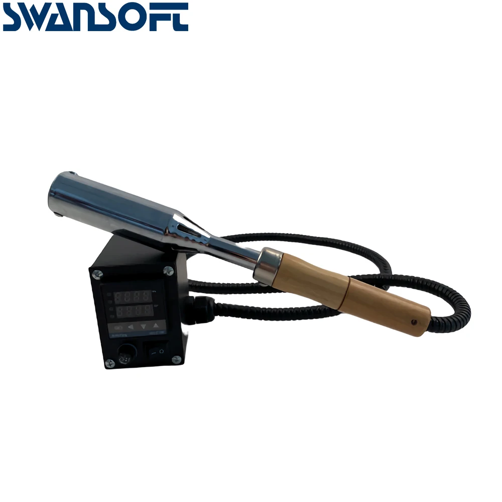 SWANSOFT Leather Stamp Tool Heat Embosser Branding Iron Custom Logo Embossed Trademark Stamping Tools Embossing Machine | Дом и сад