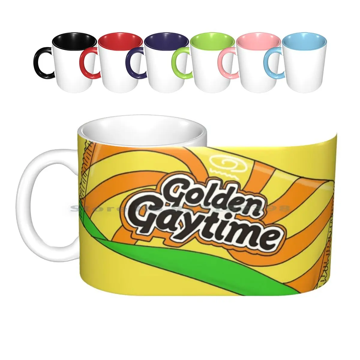 

Керамические кружки Golden Gaytime с надписью «Aussie значки», кофейные чашки, кружка для молочного чая, австралийская строя, австралийская, итальянс...