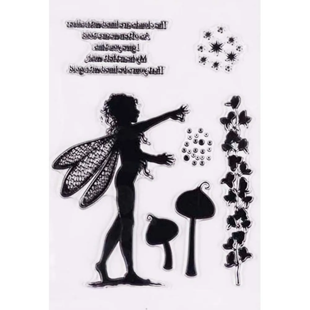 Прозрачный прозрачный штамп для скрапбукинга сделай сам/изготовления