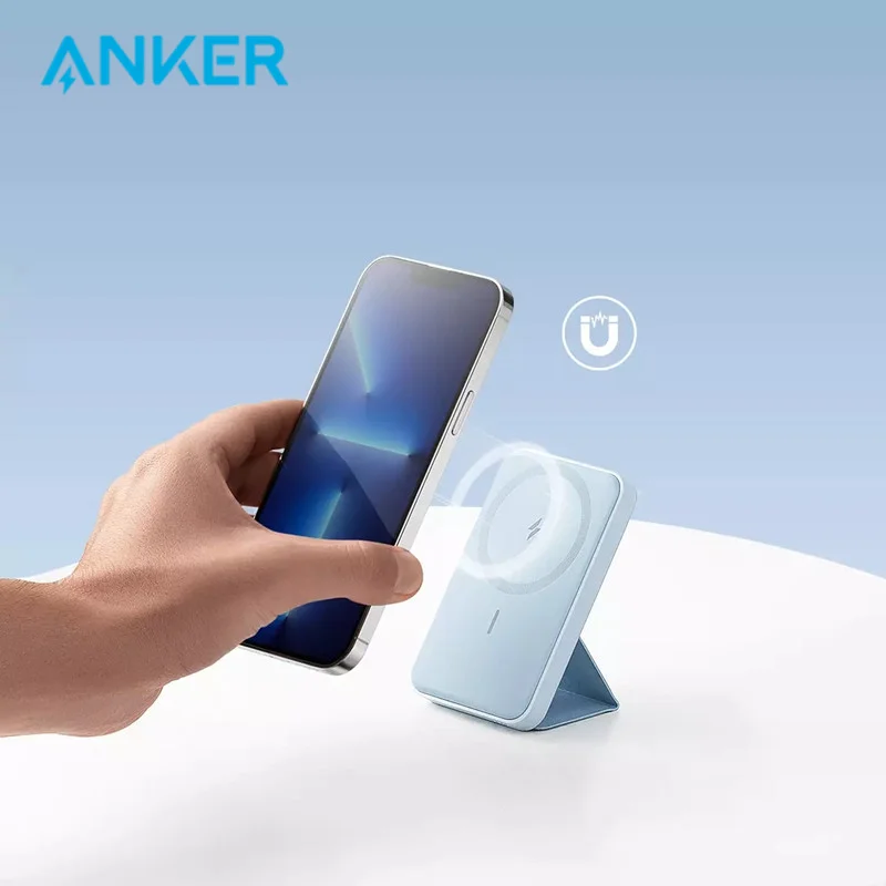 

Anker 622 Magnetic Battery (MagGo), 5000mAh Foldable Magnetic Wireless Portable Charger and USB-C for iPhone 13/12 Series
