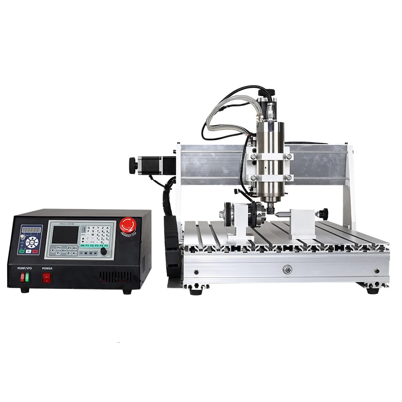 

Hot Sale CNC 6040 4 Axis 2200W 3D Router Engraver Machine with High Precision Ball-screw DSP no need connect PC laptop