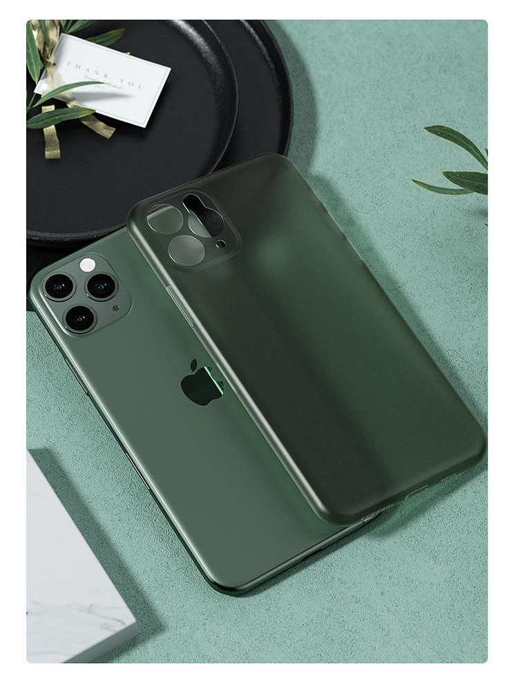 Ультратонкий матовый прозрачный чехол для телефона s для iPhone 6 6S 7 8 Plus XR X XS 11 Pro Max чехол Роскошный 0,3 мм чехол для телефона